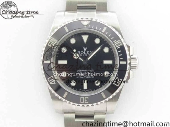 SS SA3130 Bracelet Submariner 114060 Noob Ceramic 904L 1:1 Black Case Best Edition No and Date V10 0209
